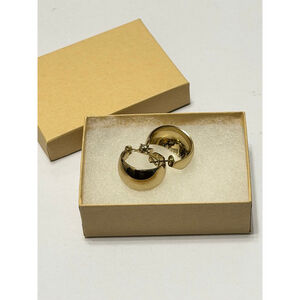 Unbranded Gold Tone Hoop Earrings One Size